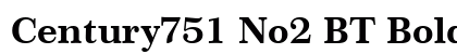 Century751 No2 BT Bold preview