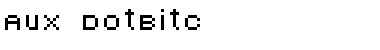 AuX DotBitC Regular Font