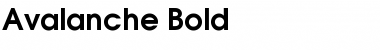 Avalanche Bold Font