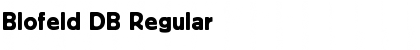 Blofeld DB Regular Font