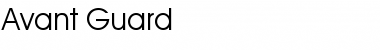 Avant Guard Regular Font Avant Guard Regular Font