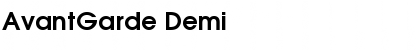 AvantGarde Demi Font