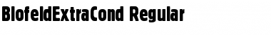 BlofeldExtraCond Regular Font