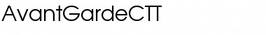 AvantGardeCTT Regular Font