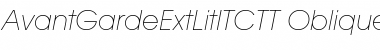 Download AvantGardeExtLitITCTT Font