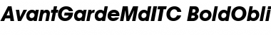 AvantGardeMdITC Bold Italic Font