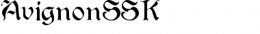 AvignonSSK Regular Font