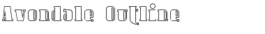 Avondale Outline Regular Font