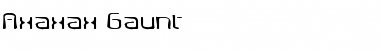 Axaxax Gaunt Regular Font Axaxax Gaunt Regular Font