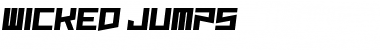 Wicked Jumps Regular Font