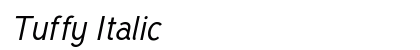 Tuffy Italic preview