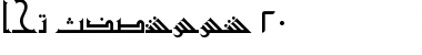 AYM Shurooq 20 Normal Font