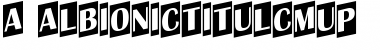 a_AlbionicTitulCmUp Font