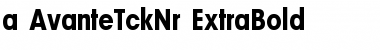 a_AvanteTckNr ExtraBold Font