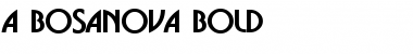 a_BosaNova Font