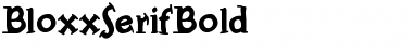 BloxxSerif Regular Font