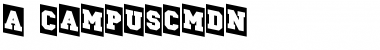 a_CampusCmDn Regular Font