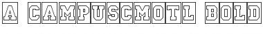 a_CampusCmOtl Bold Font