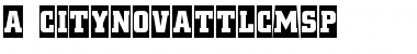 Download a_CityNovaTtlCmSp Font