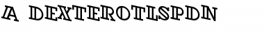 Download a_DexterOtlSpDn Font