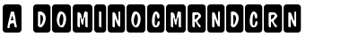 a_DomInoTtlCmRndCrn Regular Font