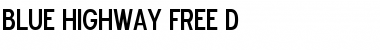 Download Blue Highway Free D Font