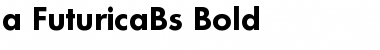 a_FuturicaBs Bold Font