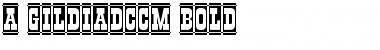 a_GildiaDcCm Bold Font