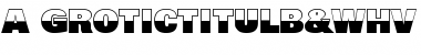 Download a_GroticTitulB&WHv Font Download a_GroticTitulB&WHv Font