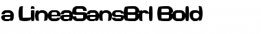 a_LineaSansBrl Bold Font