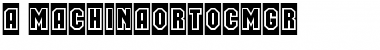 a_MachinaOrtoCmGr Regular Font