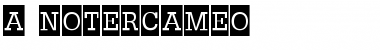 a_NoterCm Regular Font