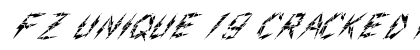 FZ UNIQUE 19 CRACKED ITALIC Normal preview