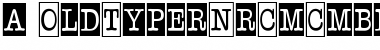 Download a_OldTyperNrCmCmb1 Font