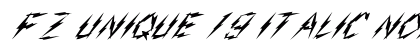 FZ UNIQUE 19 ITALIC Normal preview