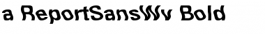 a_ReportSansWv Bold Font