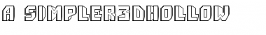 Download a_Simpler3DHlw Font Download a_Simpler3DHlw Font