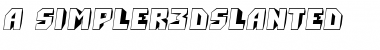 a_Simpler3DSltd Regular Font