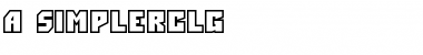 Download a_SimplerClg Font