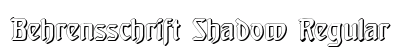 Behrensschrift Shadow Regular preview