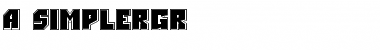 a_SimplerGr Regular Font