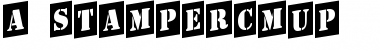 a_StamperCmUp Regular Font