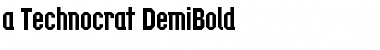 a_Technocrat DemiBold Font