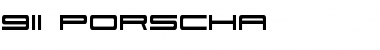 911 Porscha Regular Font