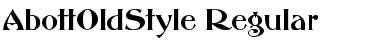 AbottOldStyle Regular Font