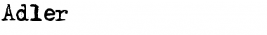 Download Adler Font