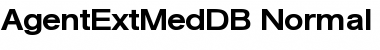 Download AgentExtMedDB Font