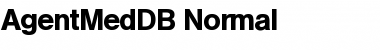 AgentMedDB Normal Font