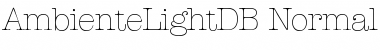 Download AmbienteLightDB Font