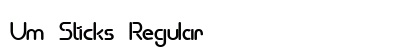 Um Sticks Regular preview